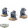 Space Marines - 3 Eliminators - bemalt