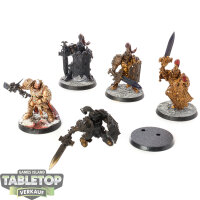 Adeptus Custodes - 5 Custodian Guard - teilweise bemalt