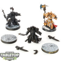 Adeptus Custodes - 3 Allarus Custodians - teilweise bemalt