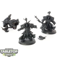 Adeptus Custodes - 3 Allarus Custodians - teilweise bemalt