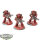 Blood Angels - 3 Primaris Eradicators - bemalt