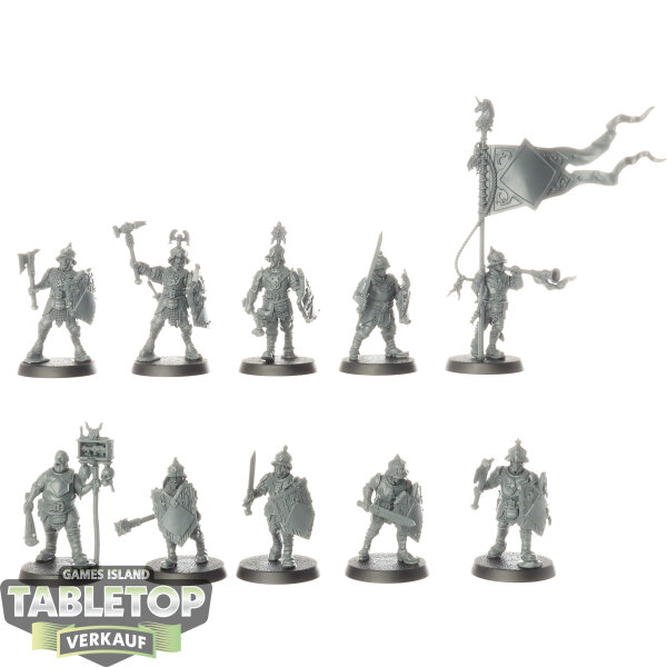 Cities of Sigmar - 10 x Freeguild Steelhelms - unbemalt