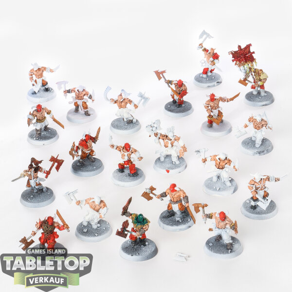 Blades of Khorne - 20x Bloodreavers - teilweise bemalt