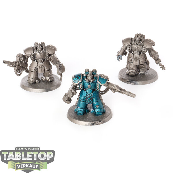 Chaos Space Marines - 3x Centurion Devastator Squad - teilweise bemalt