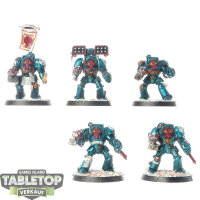 Space Marines - 5x Terminator Squad klassisch - bemalt