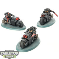Space Marines - 3x Outriders - teilweise bemalt