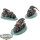 Space Marines - 3x Outriders - teilweise bemalt