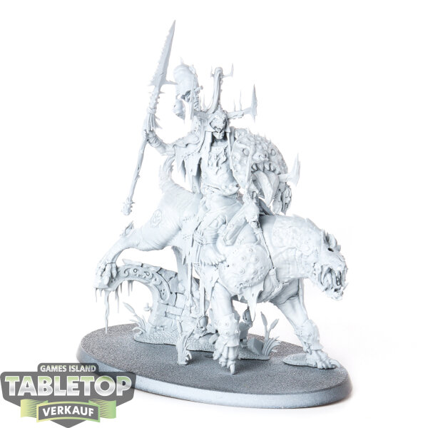 Orruk Warclans - Killaboss on Great Gnashtoof - grundiert