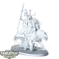 Orruk Warclans - Killaboss on Great Gnashtoof - grundiert
