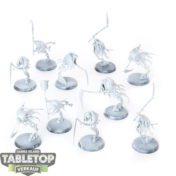 Nighthaunt - 10x Grimghast Reapers - grundiert