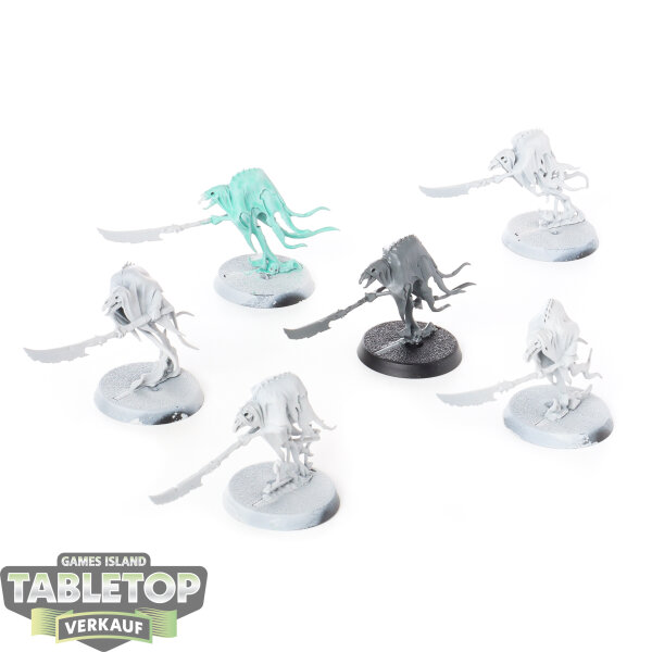 Nighthaunt - 6x Glaivewraith Stalkers - teilweise bemalt