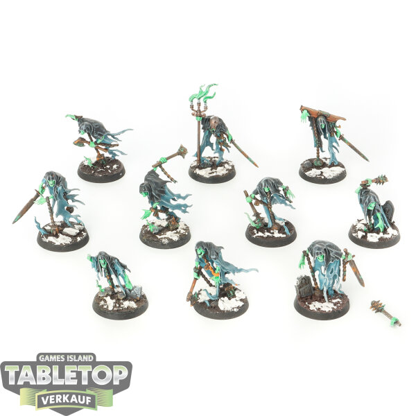 Nighthaunt - 10 x Chainrasp Hordes - bemalt