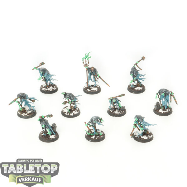 Nighthaunt - 10 x Chainrasp Hordes - bemalt