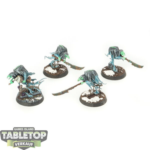 Nighthaunt - 4 x Glaivewraith Stalkers - bemalt