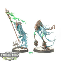 Nighthaunt - 2 x Ethereal Court - bemalt