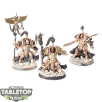 Adeptus Custodes - 3 Allarus Custodians - teilweise bemalt