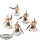 Adeptus Custodes - 5 Custodian Wardens - teilweise bemalt