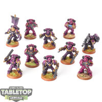 Space Marines - 10 Tactical Squad - bemalt