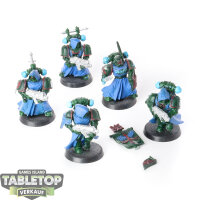 Dark Angels - 5 Dark Angels Company Veterans Squad - bemalt