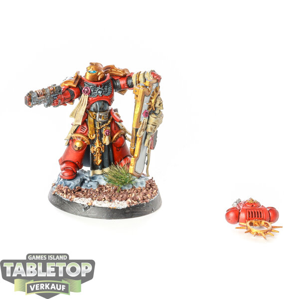 Space Marines - Lieutenant with Storm Shield - bemalt