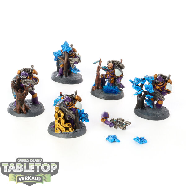 Horus Heresy - Emperors Children Legion MKIV Recon Squad - bemalt