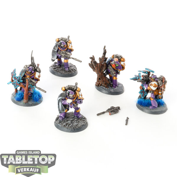 Horus Heresy - 5x Emperors Children Legion MKIV Recon Squad - bemalt