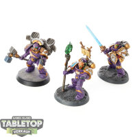 Horus Heresy - 3x Emperors Children Praetor - bemalt