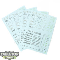 Necrons - 4x Trasfer Sheets - Sonstiges