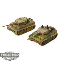 Flames of War - 2x Tiger - teilweise bemalt