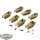 Flames of War - 7x Sd Kfz 251 Transport - bemalt