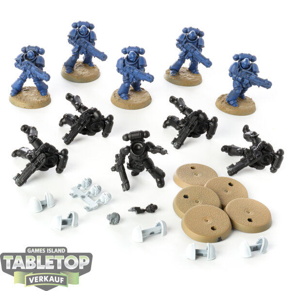Space Marines - 10x Hellblaster Squad - teilweise bemalt