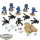 Space Marines - 10x Hellblaster Squad - teilweise bemalt