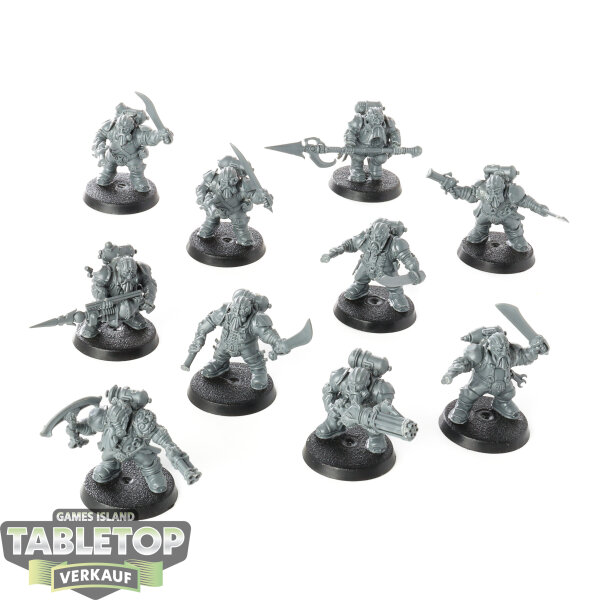 Kharadron Overlords - 10x Arkanaut Company - unbemalt