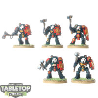 Black Templars - 5x Terminators klassisch - bemalt