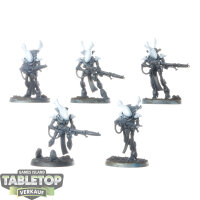 Aeldari - 5x Wraithguard - teilweise bemalt