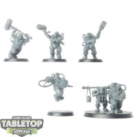 Leagues of Votann - 5x Cthonian Beserks - unbemalt