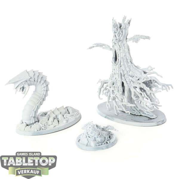Sylvaneth - 3x Endless Spells: Sylvaneth - grundiert