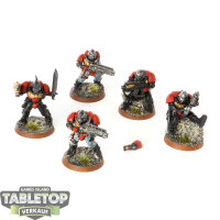 Space Marines - 5x Scouts klassisch - bemalt