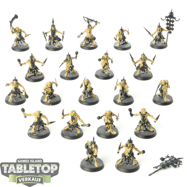 Orruk Warclans - 20 Hobgrot Slittaz - teilweise bemalt
