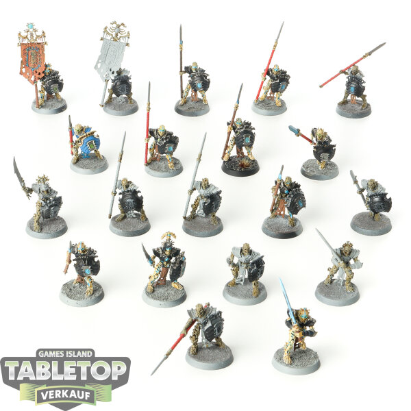 Ossiarch Bonereapers - 20 Mortek Guard - teilweise bemalt