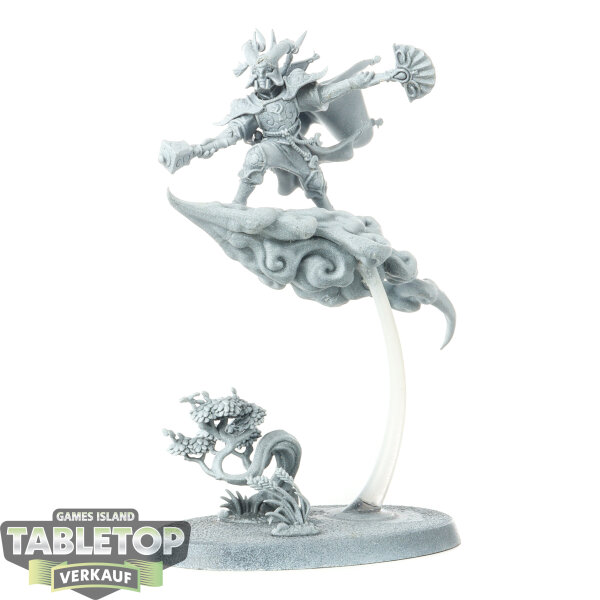 Lumineth Realm Lords - Hurakan Windmage - grundiert