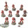 Blood Bowl - 10 Blood Angels Tactical Squad - bemalt