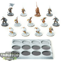 Neutral - 13 Golden Company Swordsmen - teilweise bemalt
