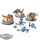 Space Wolves - 3 Thunderwolf Cavalry - teilweise bemalt