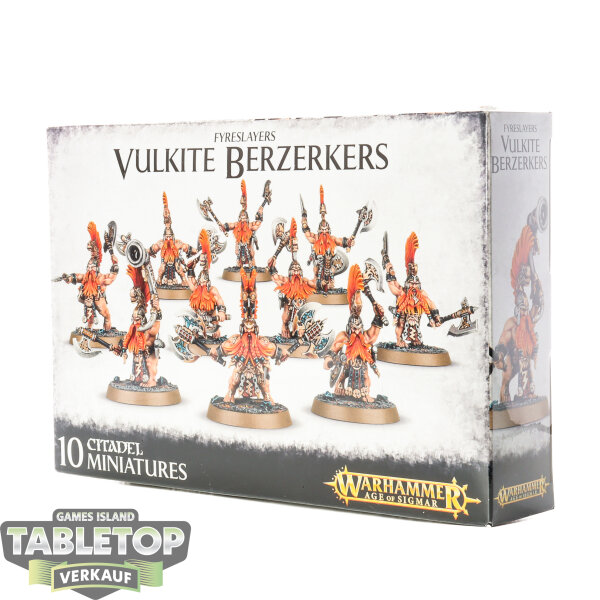 Fyreslayers - 10 Vulkite Berzerkers - Originalverpackt / Neu