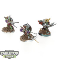 Orruk Warclans - 3 Man-Skewer Boltboyz - bemalt