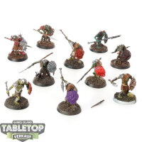 Orruk Warclans - 10 Gutrippaz - bemalt