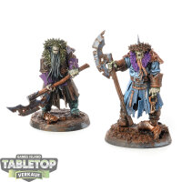 Soulblight Gravelords - 2 Kosargi Nightguard - bemalt