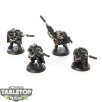 Space Marines - 4x Scouts - bemalt