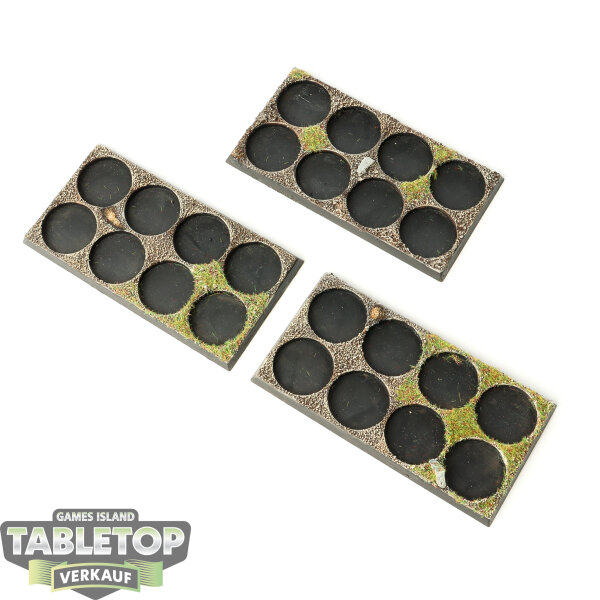 Bases - 3x Movement Trays Infantry - Lord of the Rings  - bemalt